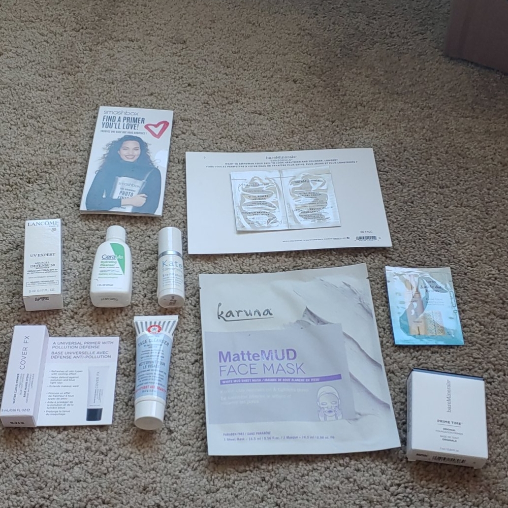 10 piece deluxe sample set for faces